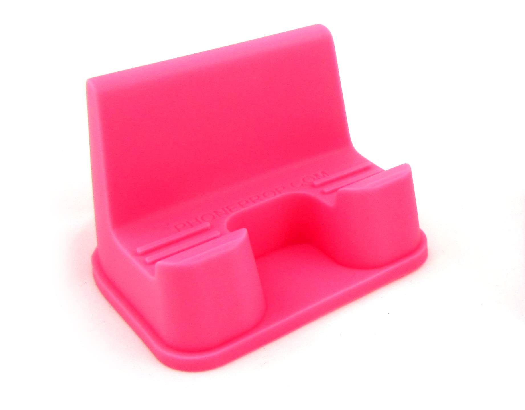 Universal Fit Soft Flexible Smartphone Stand - FDA Grade Silicone - Color Pink