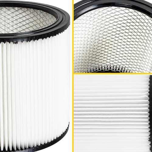 Image of STANLEY Vacuum Filter Replacement 08-2501, Fit for Most 5-18 Gallon Wet Dry Vacuum Cleaner, Compatible with SL18115, SL18115P, SL18116, SL18116P, SL18191P, SL18199P, SL18117, SL18701P-10A, SL18410P-5A