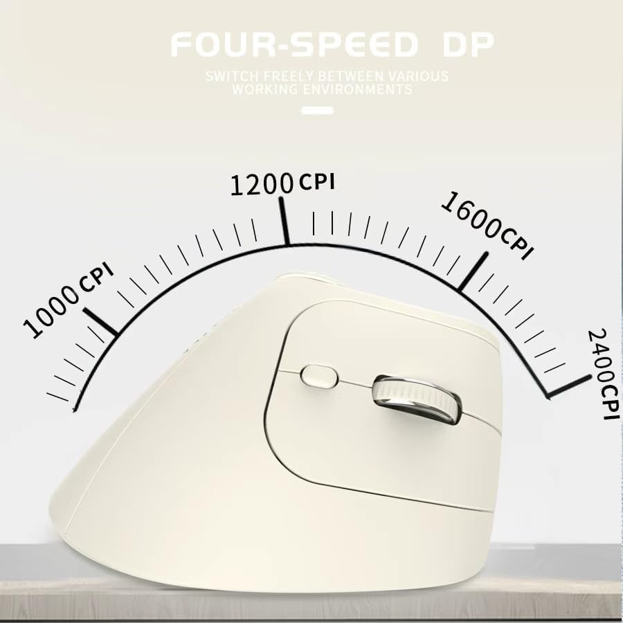 JOMAA VM604 mouse showing adjustable CPI settings