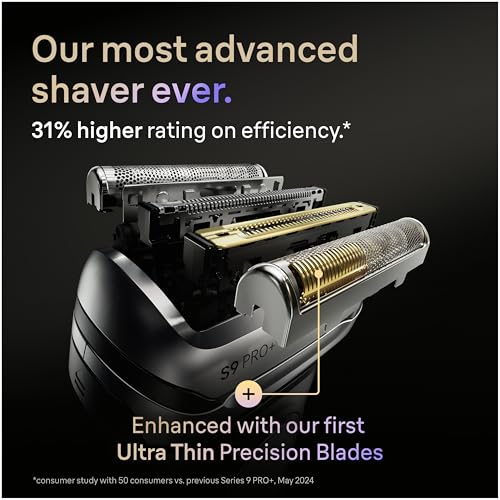 Series 9 Men's Electric Shaver Head ORIGINAL Replacement Blade, Silver 92S by Braun - Image 6