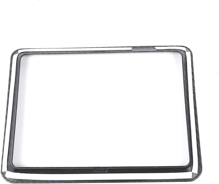 GZXinWei Carbon Fiber Dashboard Navigation Cover for Dodge Challenger 2015-2020 2021 2022 2023 Center Console Frame Trim Panel