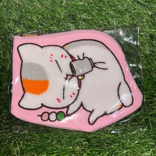 夏目友人帳 ニャンコ先生 サガラ刺繍ポーチ