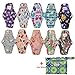 Produktbild OHBABYKA, wiederverwendbare Damenbinden/Menstruationsbinden aus Bambus-Stoff (M, 10pcs-muilts)