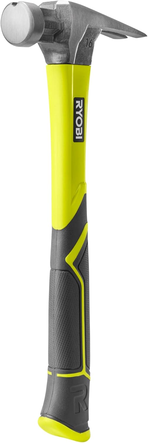 RYOBI RH16FSS 16oz Framing Hammer