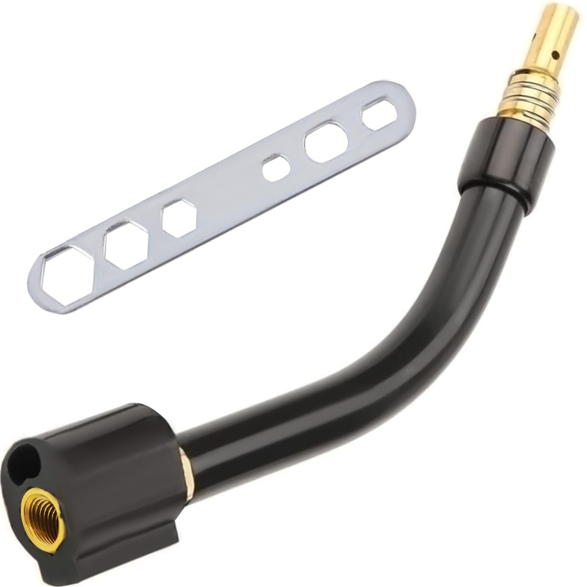 EATBALE15AK Swan Neck Welding Gun Torch Neck Welding Gun accessories for MB15 15AK MIG/MAG Welding Torch with Wrench (1Pcs)
