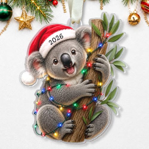 Koala Ornament - Koala Gifts for Lovers, Women, Men - Cute Animal Ornaments