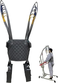 Patient Lift Sling, Patient Lifter Medical Lift Equipment Full Body Transfer Belt Strap Medical Hoist Standing Aids for Ambulating Support Training L