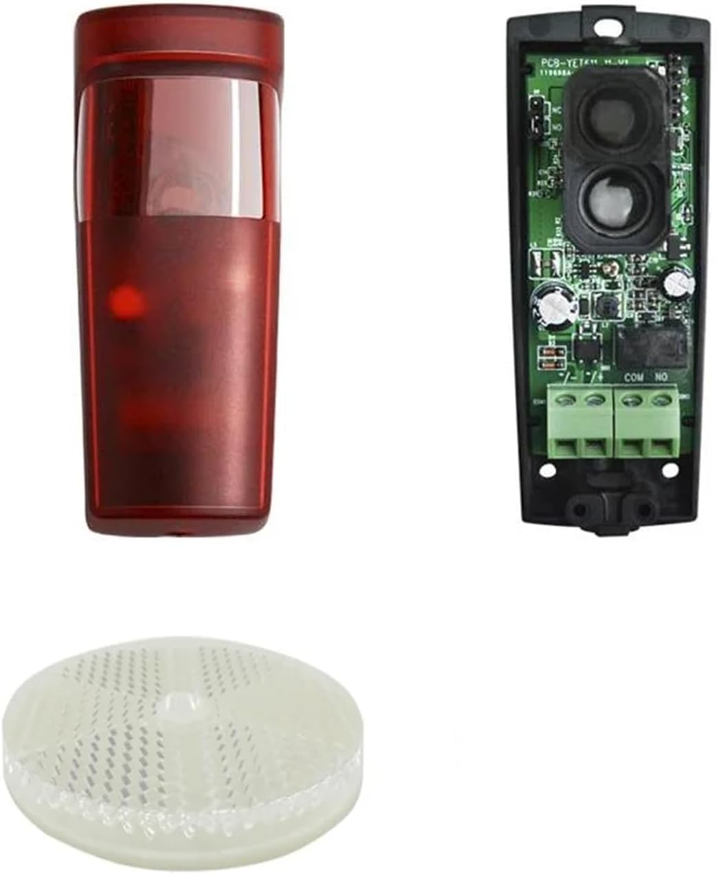 7m 10m Automated Gate Safe Reflective Detector Sensor Swing Sliding Garage Gate Door Opener Safety Beam Infrared Photocells(7m W 2 Covers)