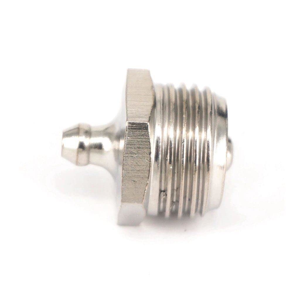 1/2" BSPP Male 304 Stainless Steel Grease Zerk Nipple Fitting for Grease Gun
