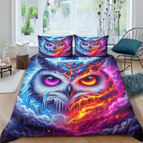 Housse de couette King 220x240cm motif 3D impression haute définition luxe - 2