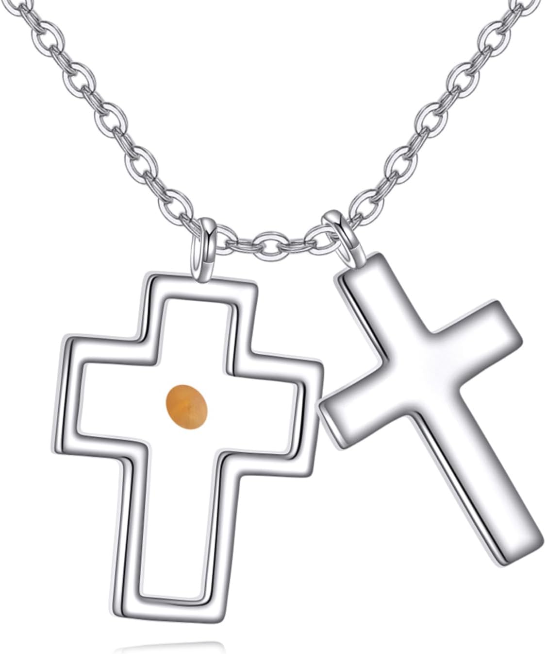 VONALA Cross Necklace for Women 925 Sterling Silver Crucifix Pendant Christian Jewelry Gifts for Women Men
