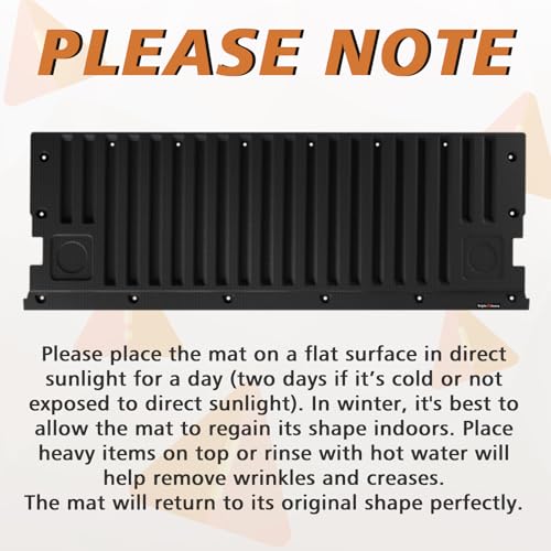 Image of TripleAliners Tailgate Mat Compatible with 2022-2025 2026 Toyota Tundra Accessories, Tailgate Cover Custom Fit All Weather Protection Pickup Liner