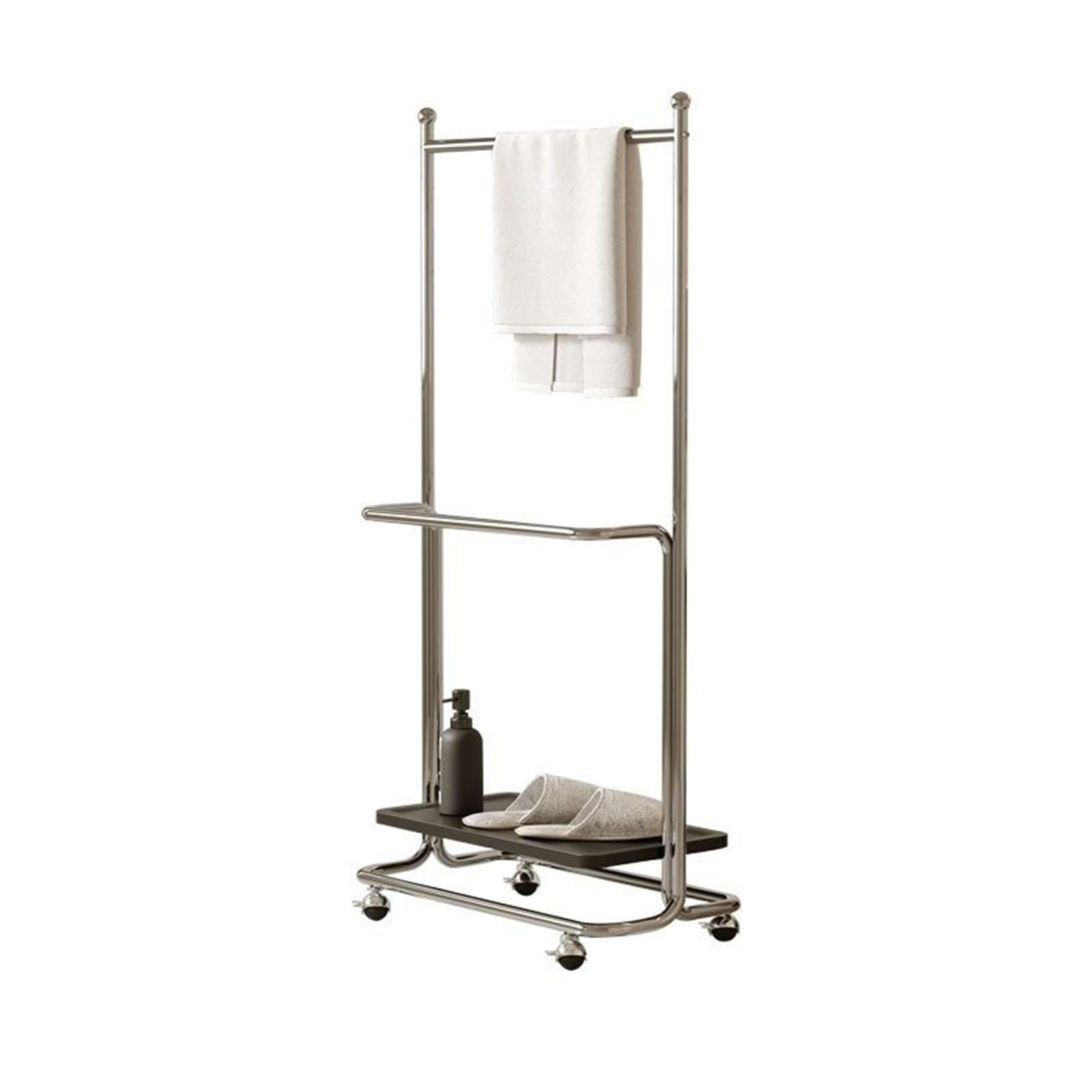 Toallero de baño para hotel y dormitorio con soporte de secado de ropa portátil
