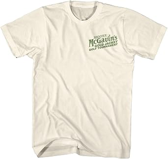 American Classics Happy Gilmore Shooter McGavins Gold Jacket T Shirt