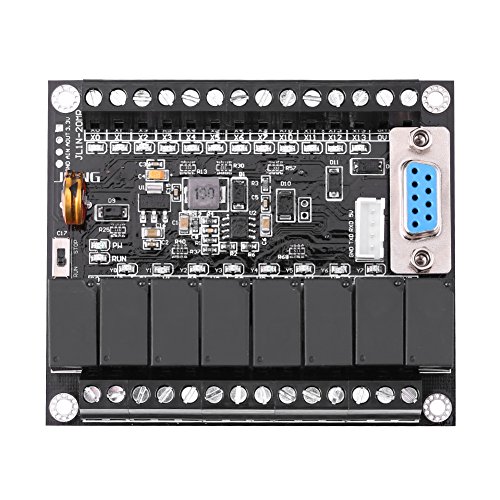 Controlador lógico programável PLC Regulador DC 24V FX1N-20MR Placa de controle industrial