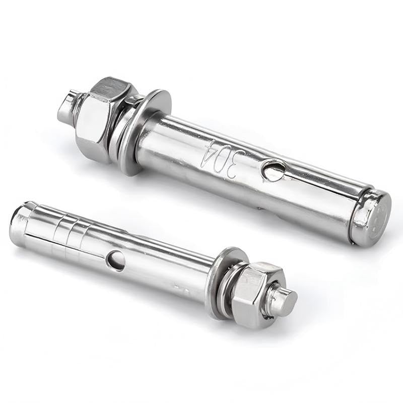 Tornillos expansion y pernos anclaje acero inox 304 media rosca