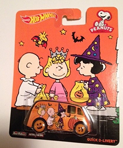 Hot Wheels PEANUTS new for 2014 QUICK D-LIVERY snoopy peanuts Orange