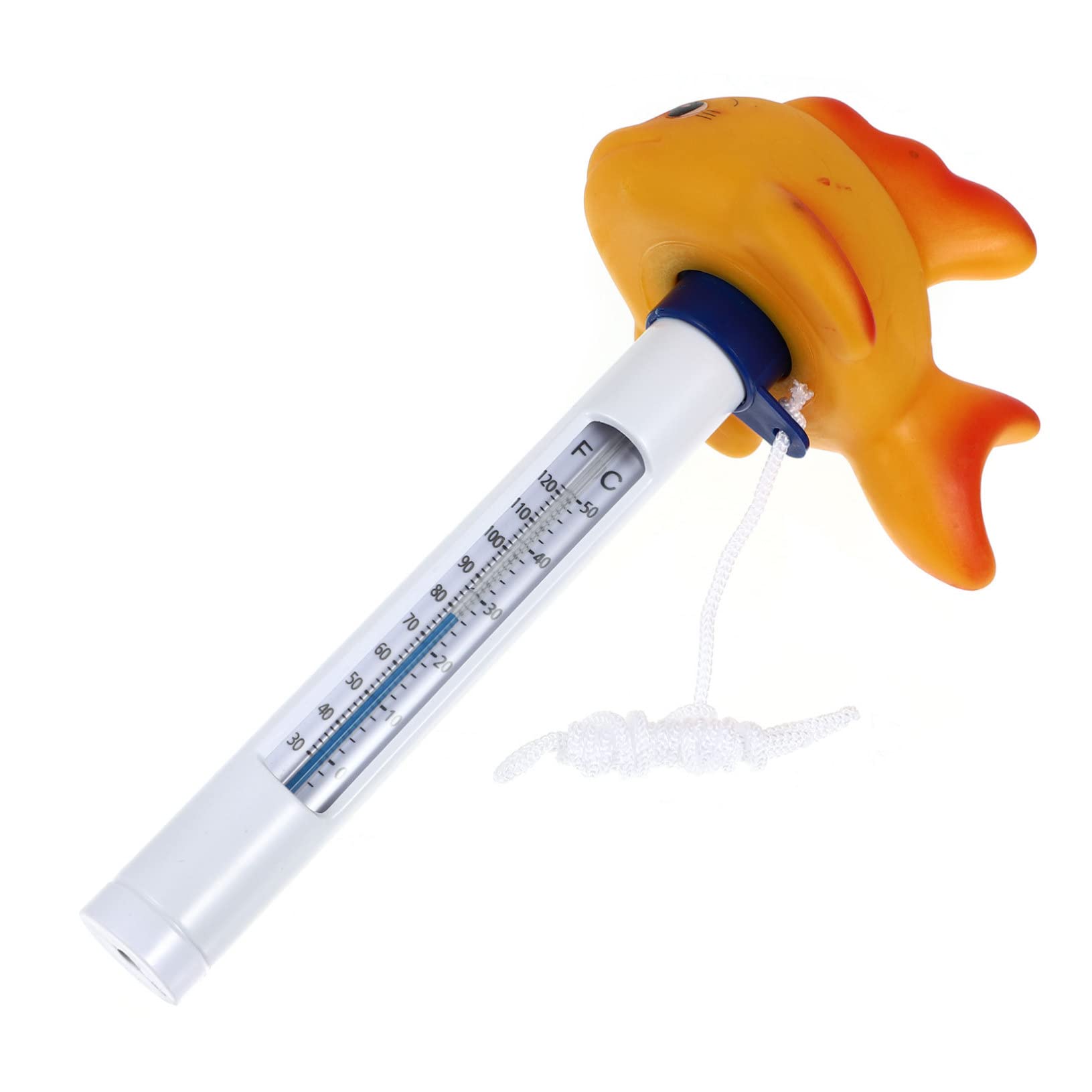 BESPORTBLE 3 Pièces Thermomètre jouet de bain étang jouets d'animaux jouets d'extérieur jouet d'extérieur avec échelle poisson rouge flotteur en plastique bassin piscine
