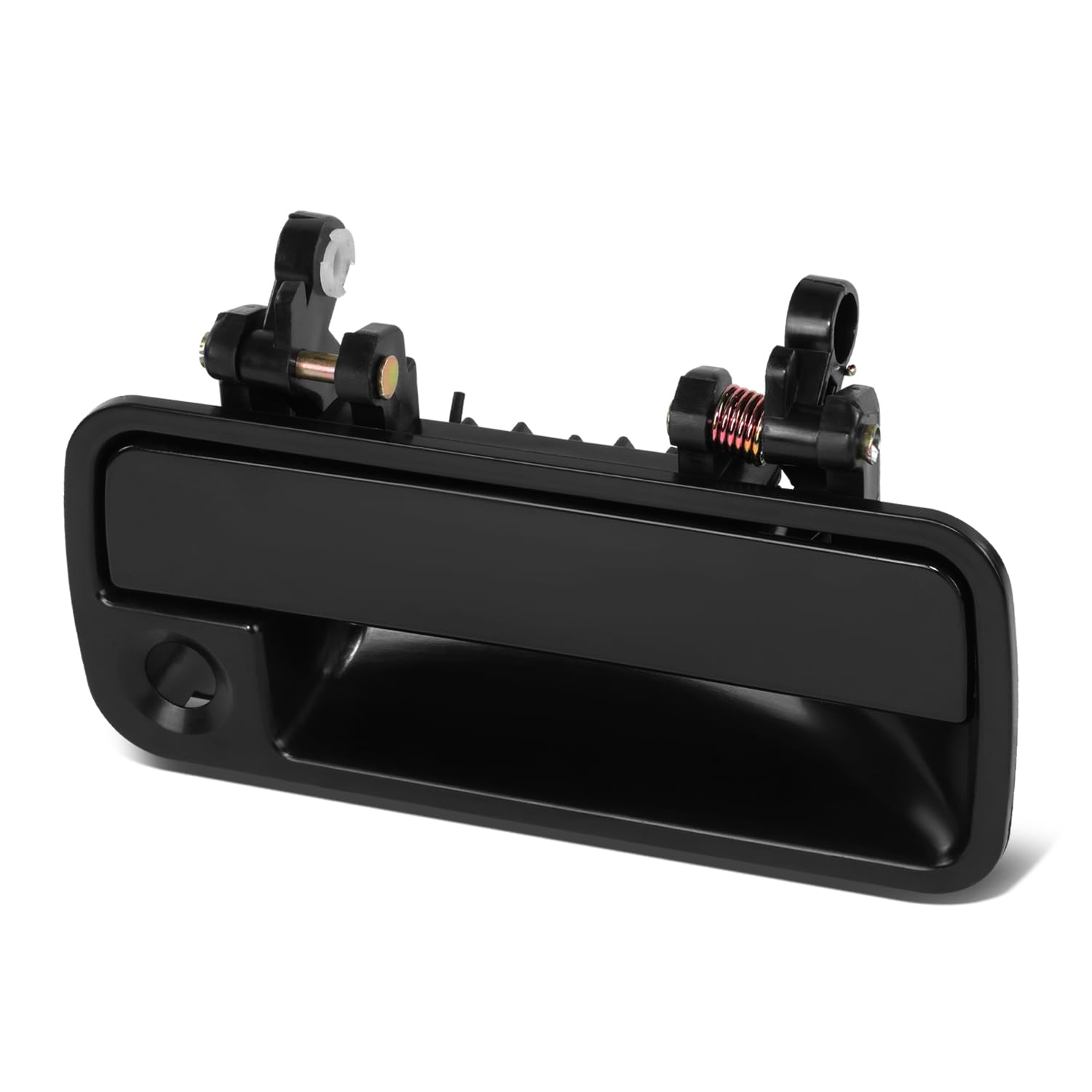 Auto Dynasty Factory Style Front Exterior Car Door Handle with Key Hole Compatible with Honda Civic 1988-1991, Passenger Right Side, Smooth Black