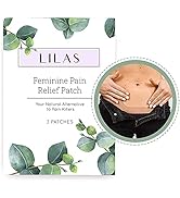 LILAS Menstrual Relief Patch (3 Pack) - Natural Pain Relief for Menstrual Period Symptoms and Cra...