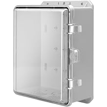 Amagogo Electrical Junction Box Power Project Circuit Breaker Case Enclosure Transparent Cover for Industrial Garden Outdoor