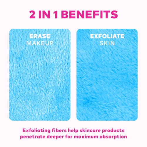 Image of The Original MakeUp Eraser PRO, Effortlessly Remove All Makeup Using Only Water, Including Waterproof Mascara, Eyeliner, Foundation, Lipstick, Sunscreen,and More! Chill Blue, 1 ct.
