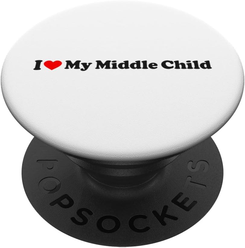I Heart My Middle-Child PopSockets PopWallet for MagSafe
