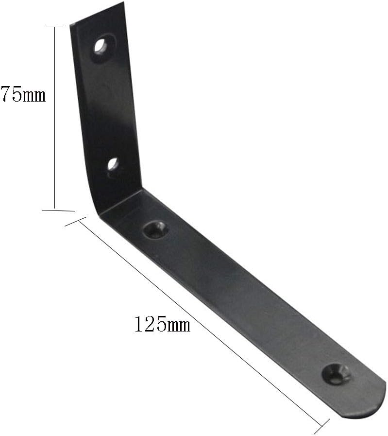 Bracket, L Bracket for Shelf,Wall Mounted Triangle BracketsTriangle Board Shelf BracketsTriangle Bracket Home Bracket Support Rack Wall Rack Load-Bearing Right-Angle Iron Layer partition Shelf Wall R