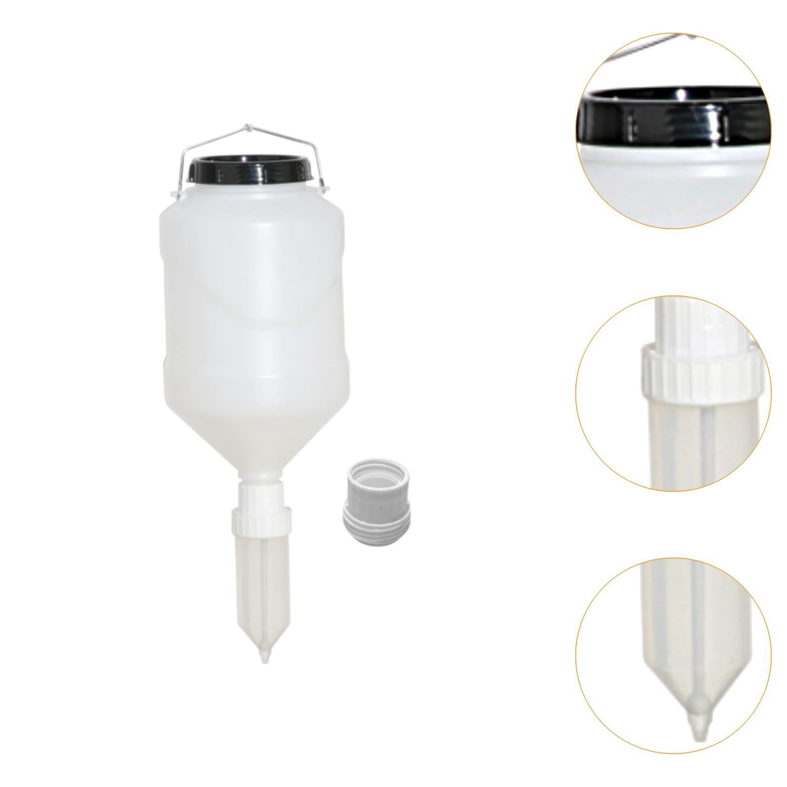 Dispensador de Salsas Recargable, Botella para de Ensaladas, Botella Exprimible para Salsas, Botella Dispensadora de Especias para Picnics, Us, Blanco, tal como se describe