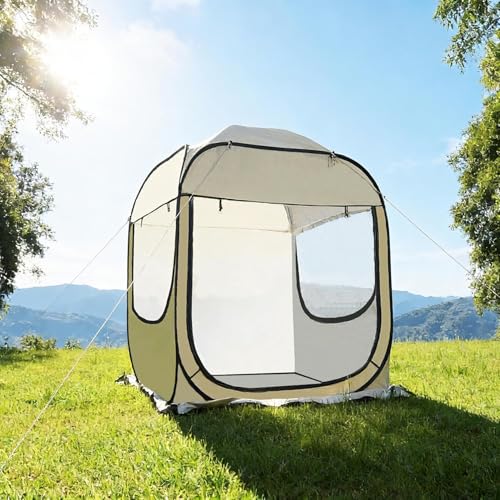 Outdoor All Weather Pop Up Sport Tent,59×59×67in...