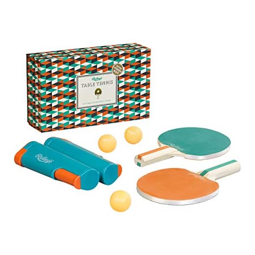Ridley's Portable Travel 6-Piece Table Tennis Set for Adults and Children – Tabletop Ping Pong Kit Makes Any Table a Tennis Court – Easily Attaches to Tables up to 60” Wide