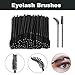175 Pieces Lash Packaging Wholesale, Include 30 Empty Eyelashes Packaging Box, 30 False Lash Trays, 15 Eyelash Tweezers and 100 Eyelash Brush Mascara Wands Disposable (Marble)