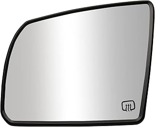 LOIYLLEN Driver Side Mirror Replacement for 2008-2017 Toyota Sequoia Mirrors Glass and 2007-2021 Toyota Tundra Mirrors Glass - Left Side Rear View Mirror - Only with Heated(879060C110)