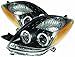 Spyder Auto 5012050 LED Halo Projector Headlights Black/Clear
