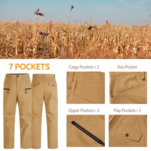 NEW VIEW Upland Hunting Pants for Men - Pheasant Hunting Pants with 7 Pockets, Water-Resistant2