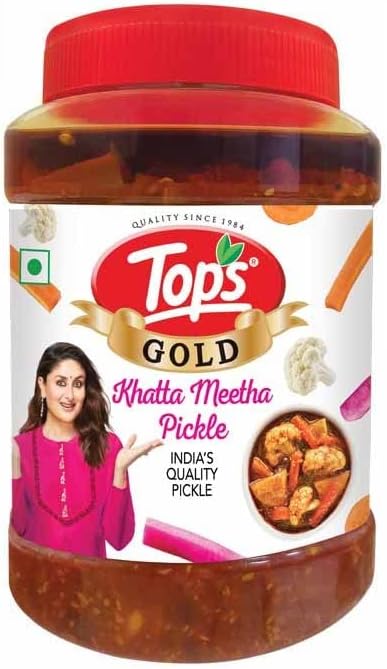 Gold Pickle Khatta Meetha-950 gm | Perfect blend of select vegetables in healthy mustard oil