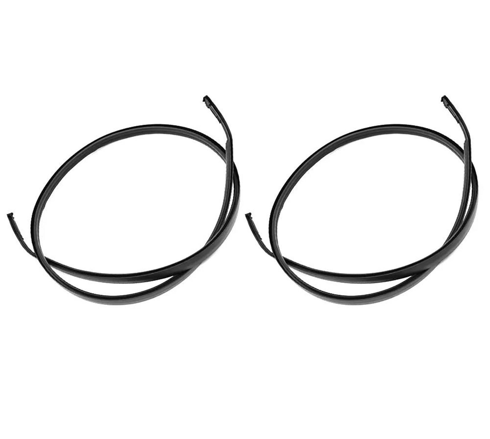 2 Piezas Para Toyota Para Yaris Hatchback 2007-2011 Moldura Por Goteo De Techo Izquierdo + Derecho Acabado Tira Sello Accesorios Coche Junta de Goma para Puerta de Coche