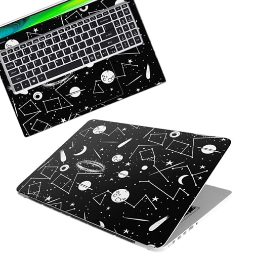 Galaxsia Galaxy War Full Body Vinyl Laptop Skin/Sticker/Cover Upto 15.6 Inches Laptops Laminated-Removable-HD Quality Compatible for Hp-Dell-Sony-Lenovo-Asus etc.(15x10 Inches)