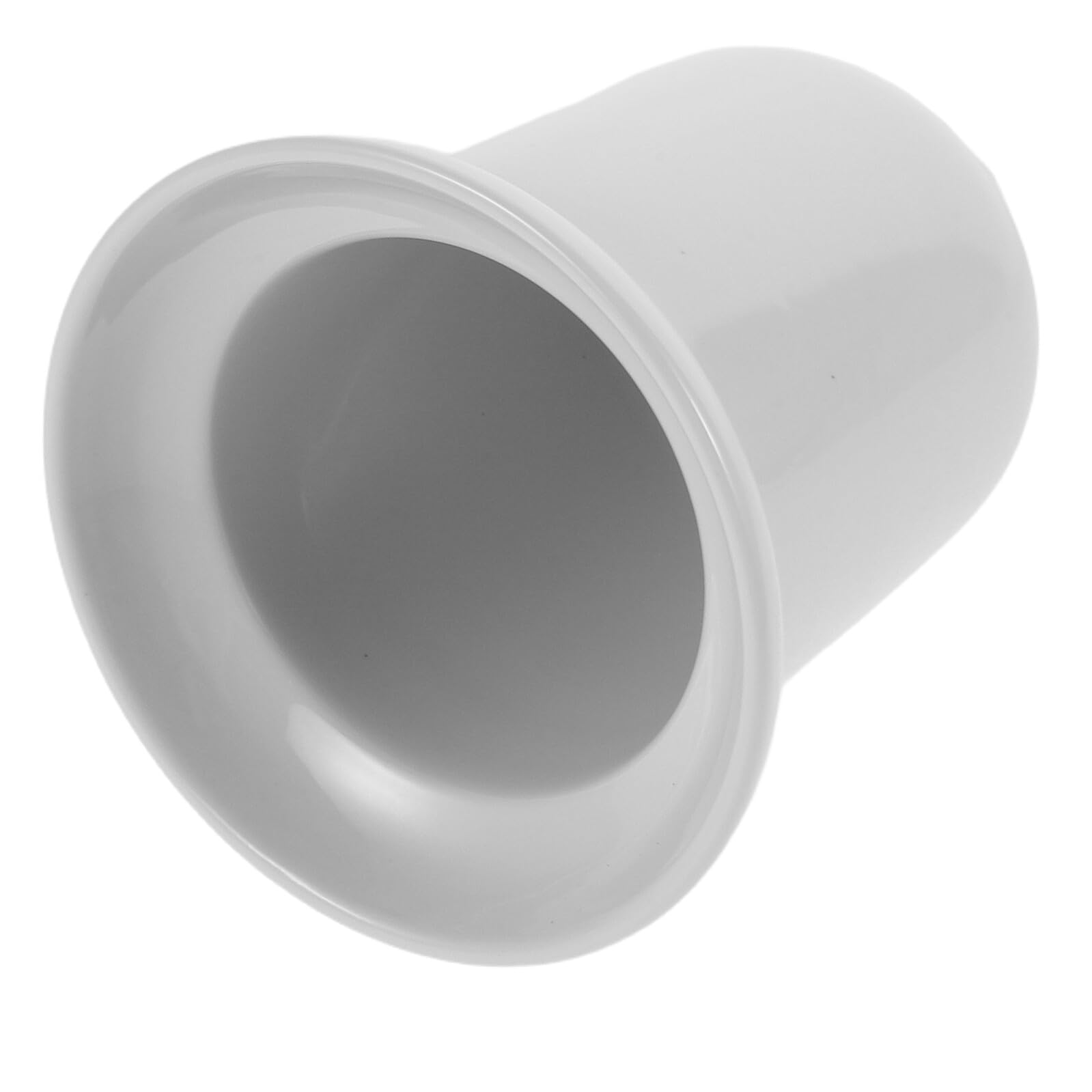 Porte-brosse WC angle céramique blanche support balai toilette compact