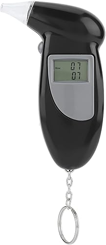 Vista 5 de Alcoholímetros profesionales, alcoholímetro para probar alcohol, pantalla LCD detector digital profesional de alcohol, analizador de aliento