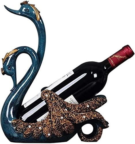 Statue art ornement sculpture de casier à vin rouge pour décoration maison