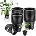 Kamenda 45 vasi a rete idroponica, per orchidee, ortaggi, giardino, coltivazione, cesti in plastica, per giardino, balcone, idroponica, piantagione e coltura (8 cm)