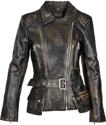 Womens Genuine Lambskin Leather Jacket | Classic rider leather jacket | Black Leather Jacket Women | Womens Leather Jacket3
