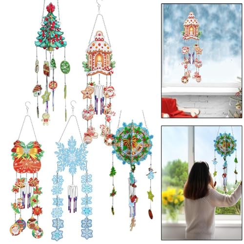 Carillon à vent 5D multicolore pour illuminer un balcon ombragé - 7