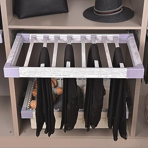 Perchas Pantalones Ahorra Espacio Blanco Marca Generic