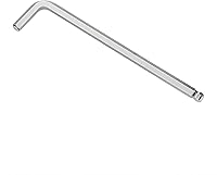 Vista 1 de Llave Allen de llave hexagonal de extremo de bola de 1/4", hexagonal interna SAE, llave inglesa en forma de L, herramienta de reparación de brazo