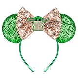 FANYITY Mouse Costume Ears, Mouse Ears Headbands for Girls & Women Party,Size Free