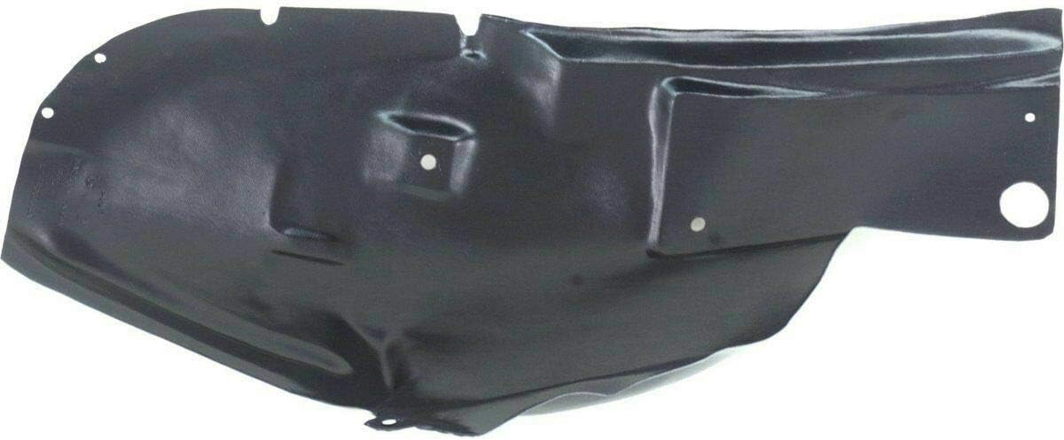 Front Fender Liner Splash Shield Set Plastic Inner Front and Rear Section for 2005-2009 Ford Mustang GT Model Direct Replacement