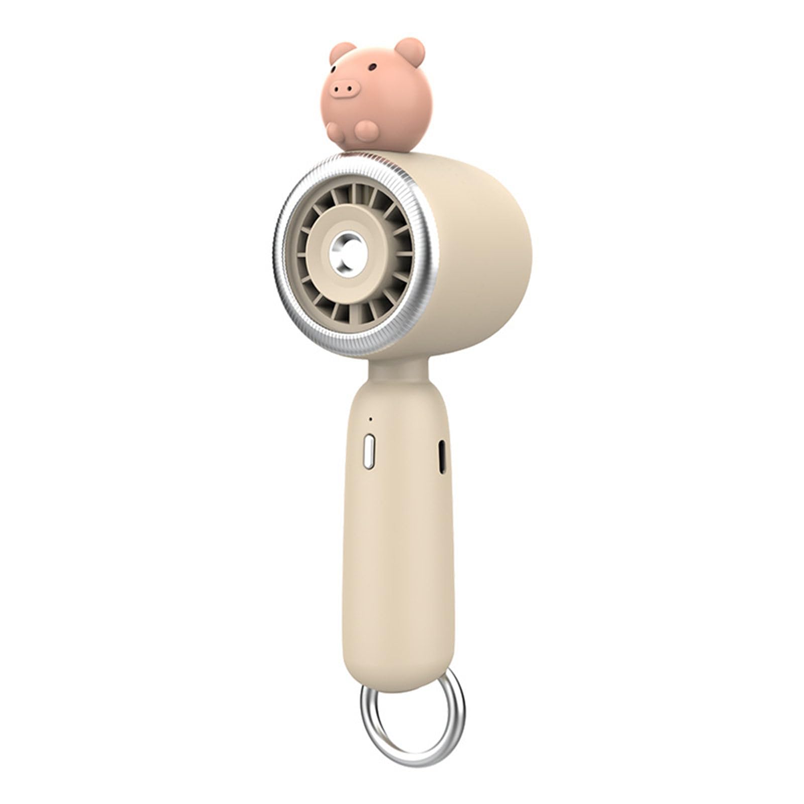 TAZIZI Mistinging Fan with Misting Small Handheld Fan Rechargeable Water Sprayer Handheld Misting Hand Cooling 3 Speed Cooling