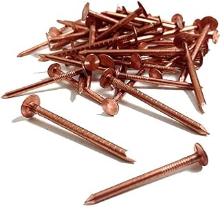 Copper Clout Nails ~ Roofing Slate, Tree Stump Killers 25,30,35,38,50mm Shingles (20, 30mm x 3.35mm)